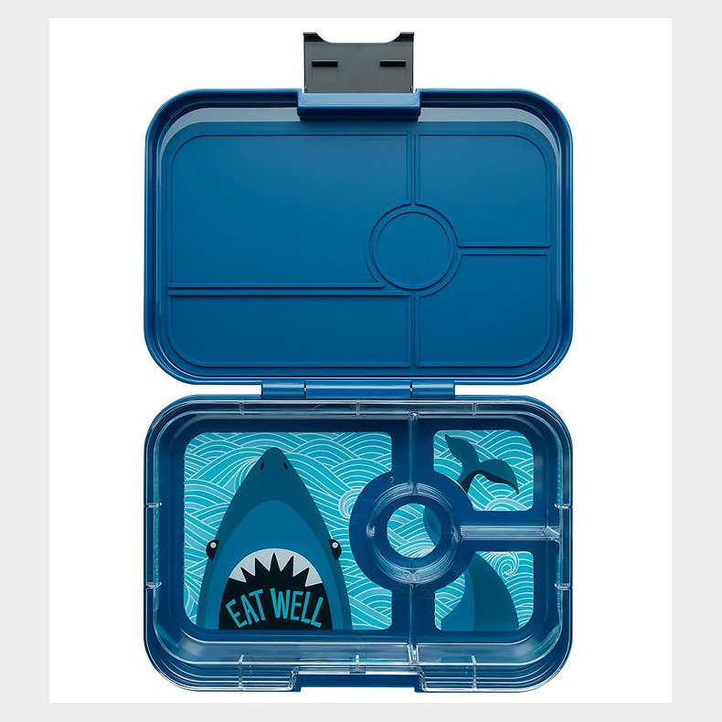 Yumbox Madkasse m. 4 Rum - Bento Tapas - Monte Carlo Blue/Shark