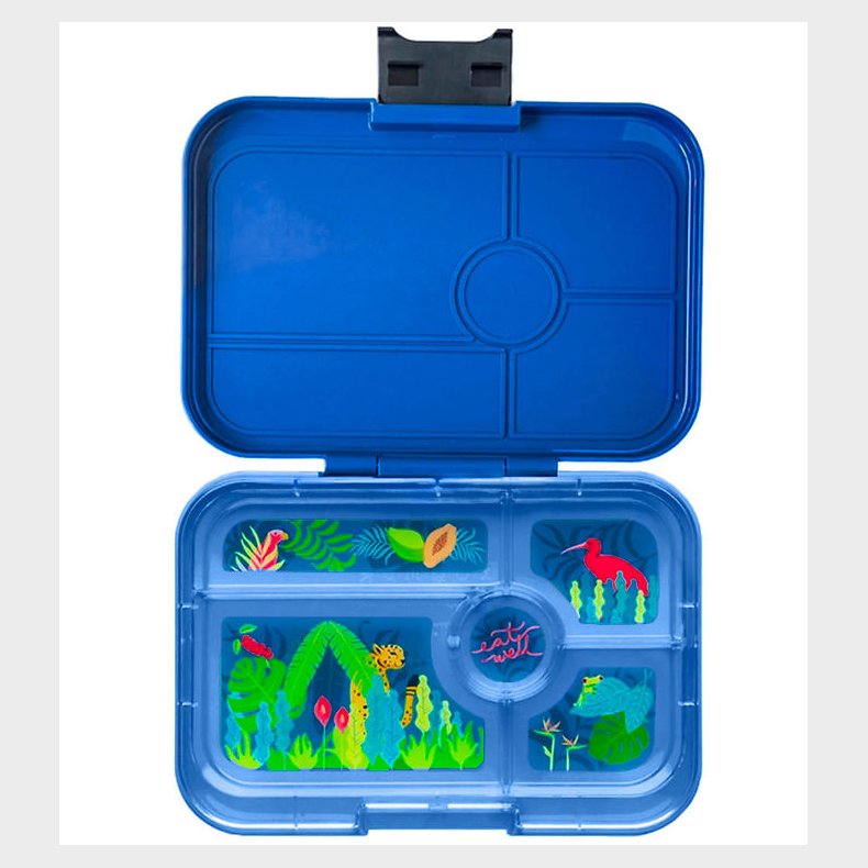 Yumbox Madkasse m. 5 Rum - Bento Tapas - Monte Carlo Blue/Jungle