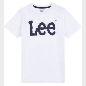 Lee T-Shirt - Wobbly Graphic - Bright White