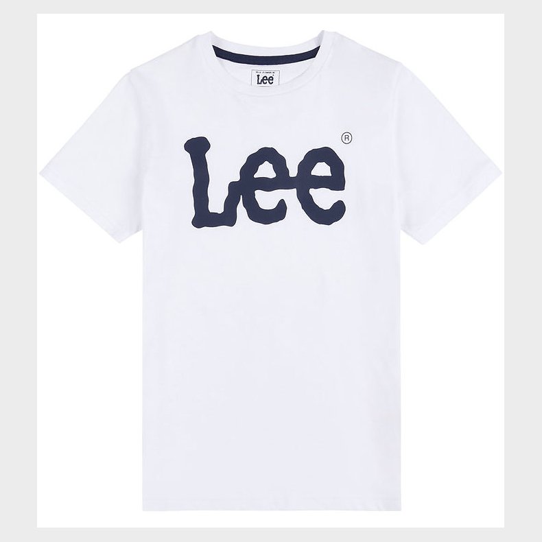 Lee T-Shirt - Wobbly Graphic - Bright White
