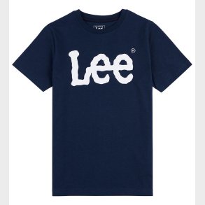 Lee T-Shirt - Wobbly Graphic - Navy Blazer