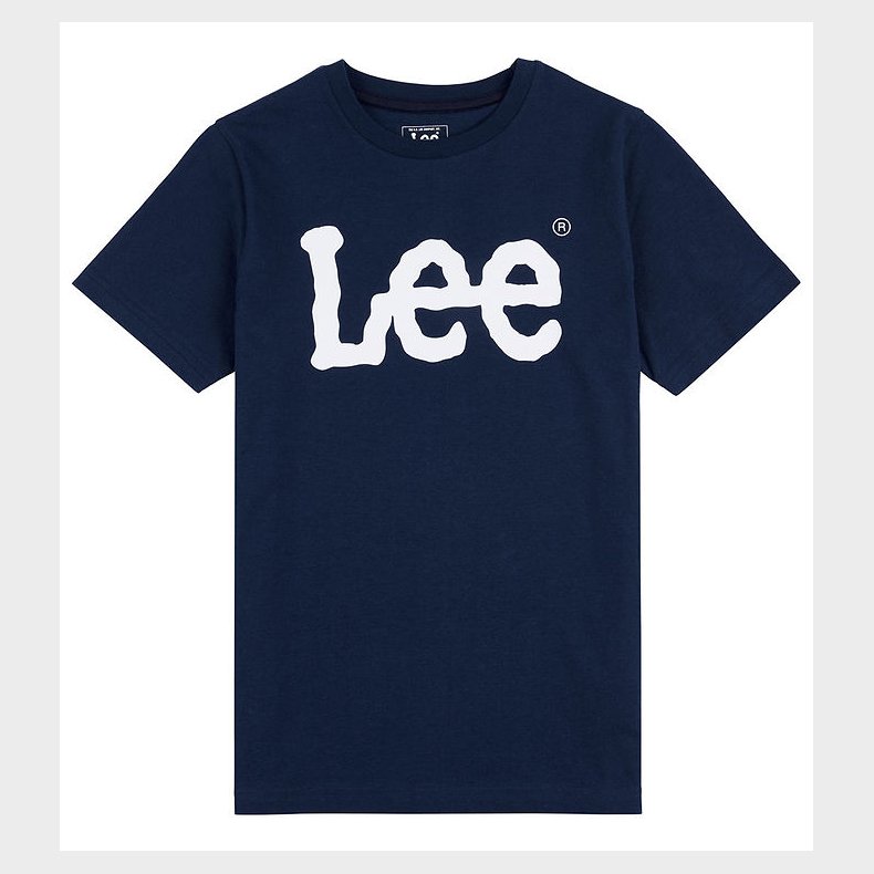 Lee T-Shirt - Wobbly Graphic - Navy Blazer