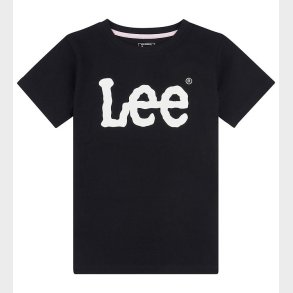 Lee T-Shirt - Wobbly Graphic - Sort