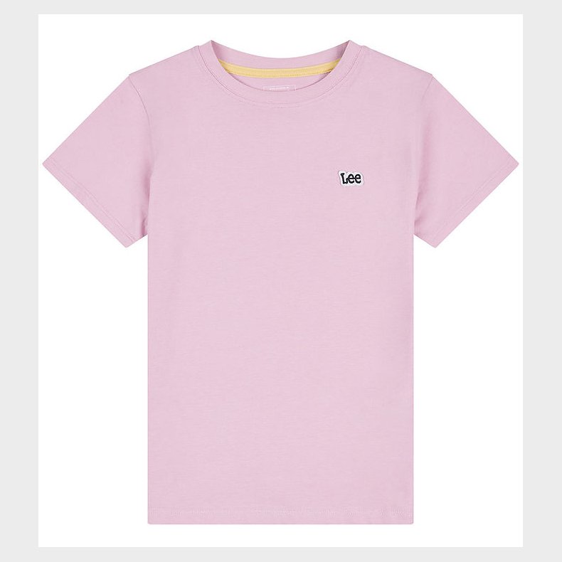 Lee T-Shirt - Badge - Pink Lavender
