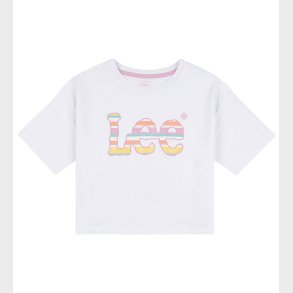 Lee T-Shirt - Stripe Graphic - Bright White