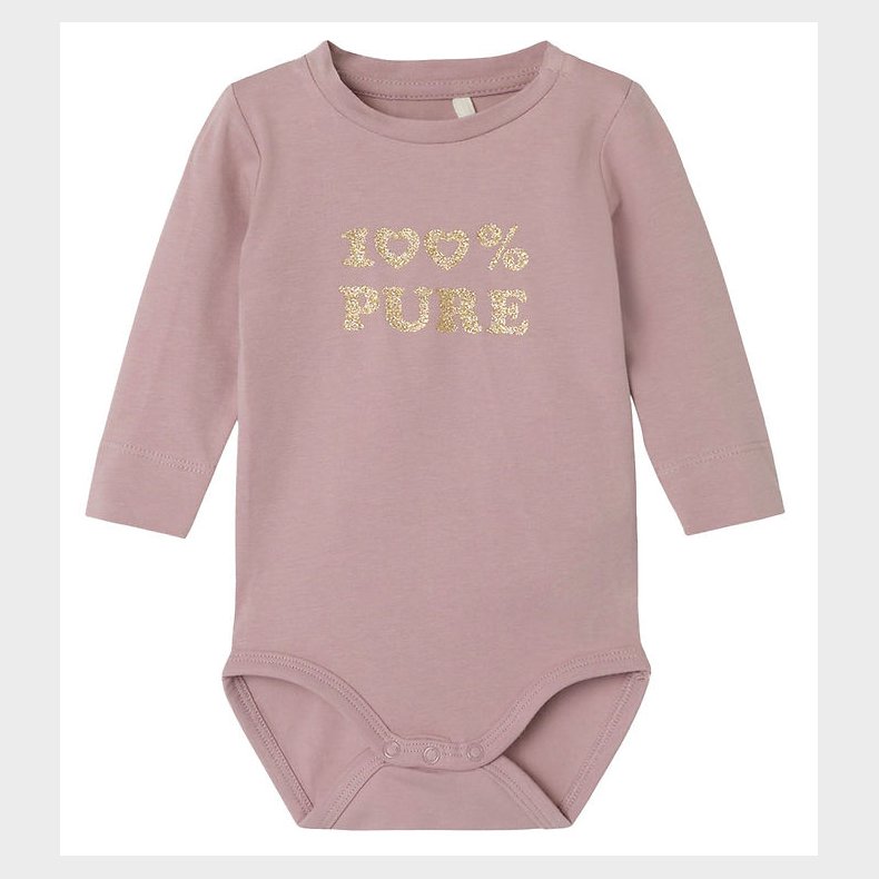 Name It Body L/ - NbfFanewa - Deauville Mauve m. Glimmer
