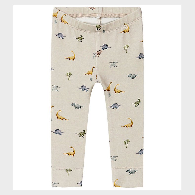 Name It Leggings - NbmFaurus - Nacreous Cloud m. Dinosaurer