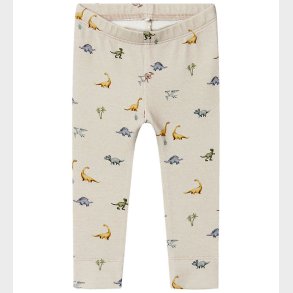 Name It Leggings - NbmFaurus - Nacreous Cloud m. Dinosaurer