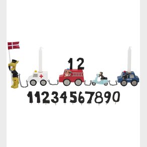 Kids by Friis Fdselsdagstog - Biler m. 11 tal