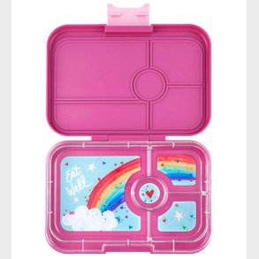 Yumbox Madkasse m. 4 Rum - Bento Tapas - Malibu Purple/Rainbow