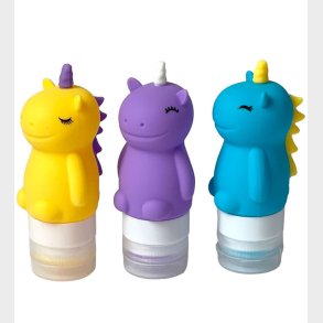Yumbox Dressingflasker - 3-pak - Silikone - Unicorn