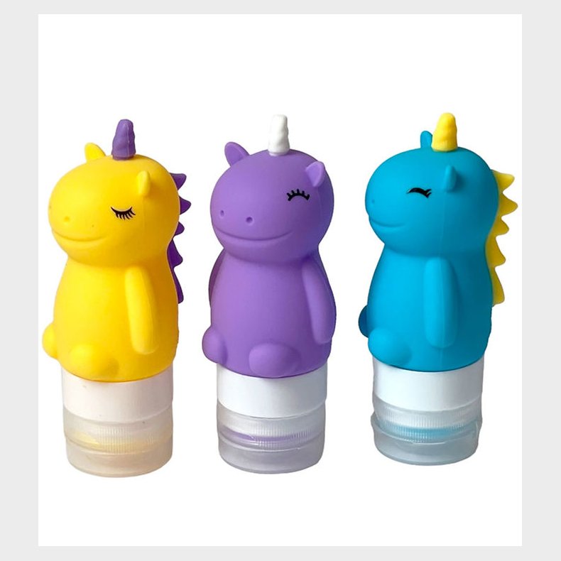 Yumbox Dressingflasker - 3-pak - Silikone - Unicorn