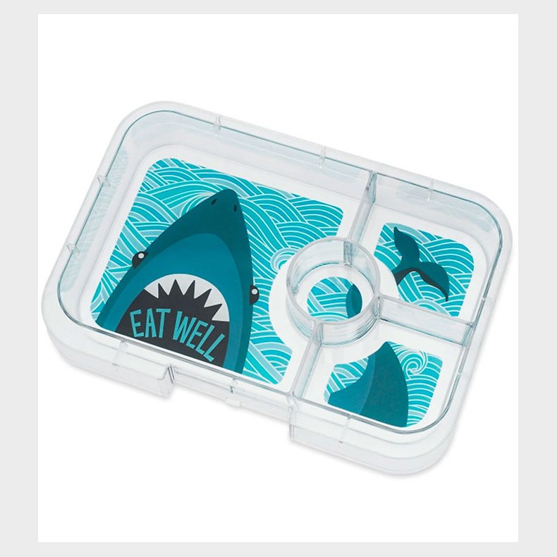 Yumbox Indsatsbakke m. 4 Rum - Tapas - Shark