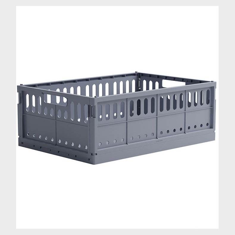 Made Crate Foldekasse - Maxi - 48x33x17,5 cm - Blue Grey