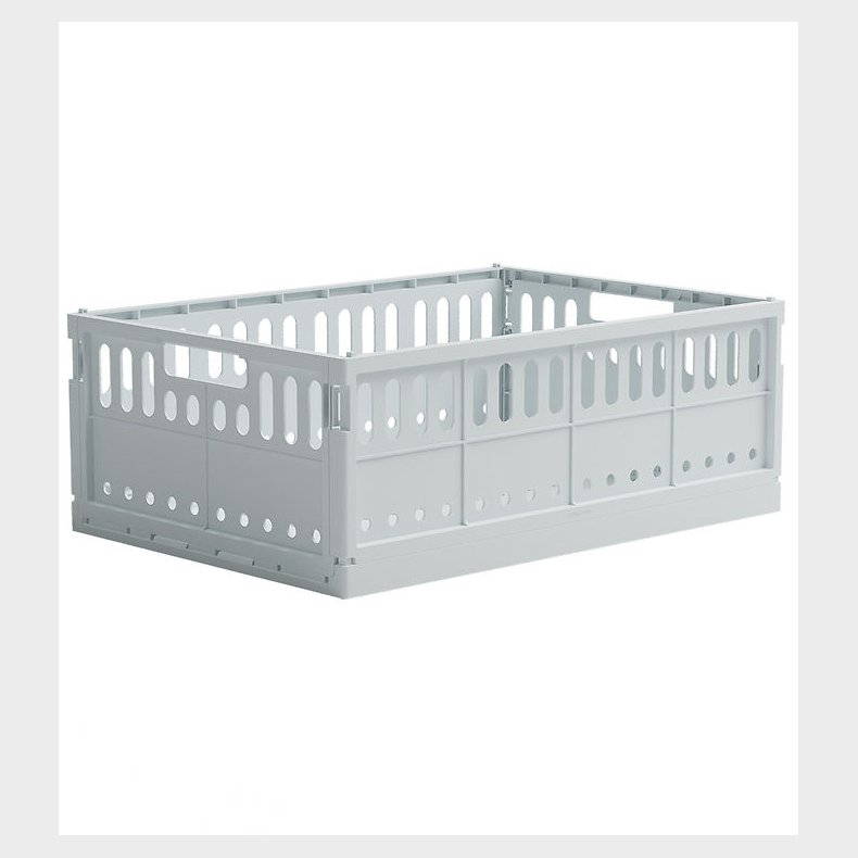 Made Crate Foldekasse - Maxi - 48x33x17,5 cm - Ice Cube Blue