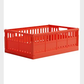 Made Crate Foldekasse - Maxi - 48x33x17,5 cm - So Bright Red