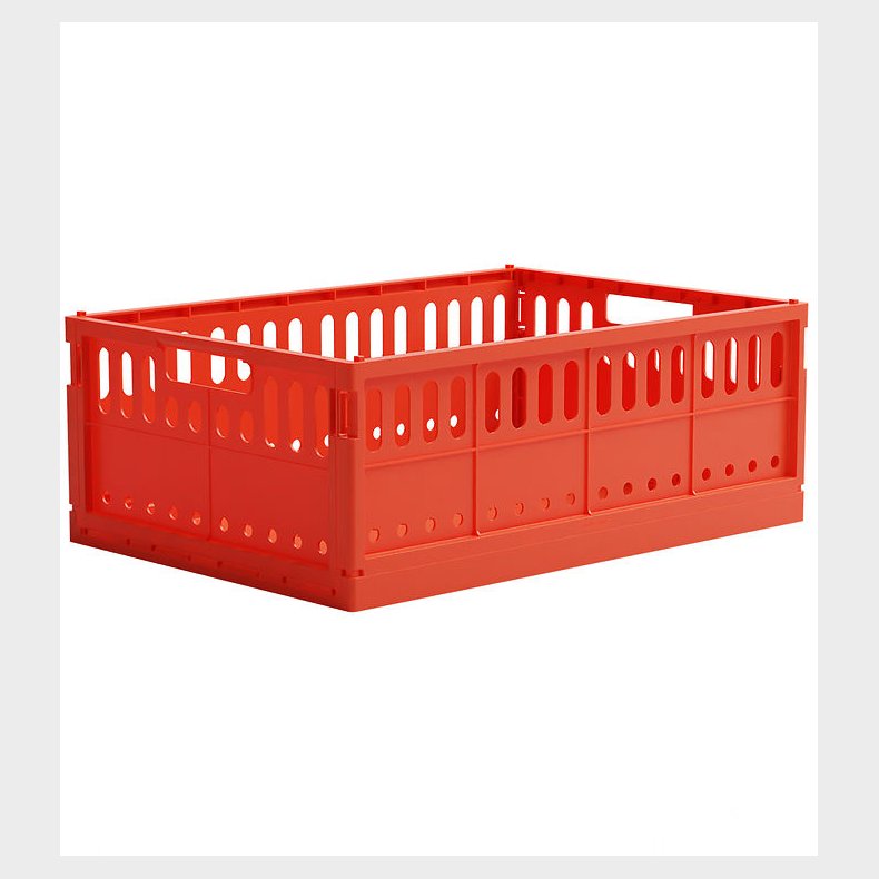 Made Crate Foldekasse - Maxi - 48x33x17,5 cm - So Bright Red