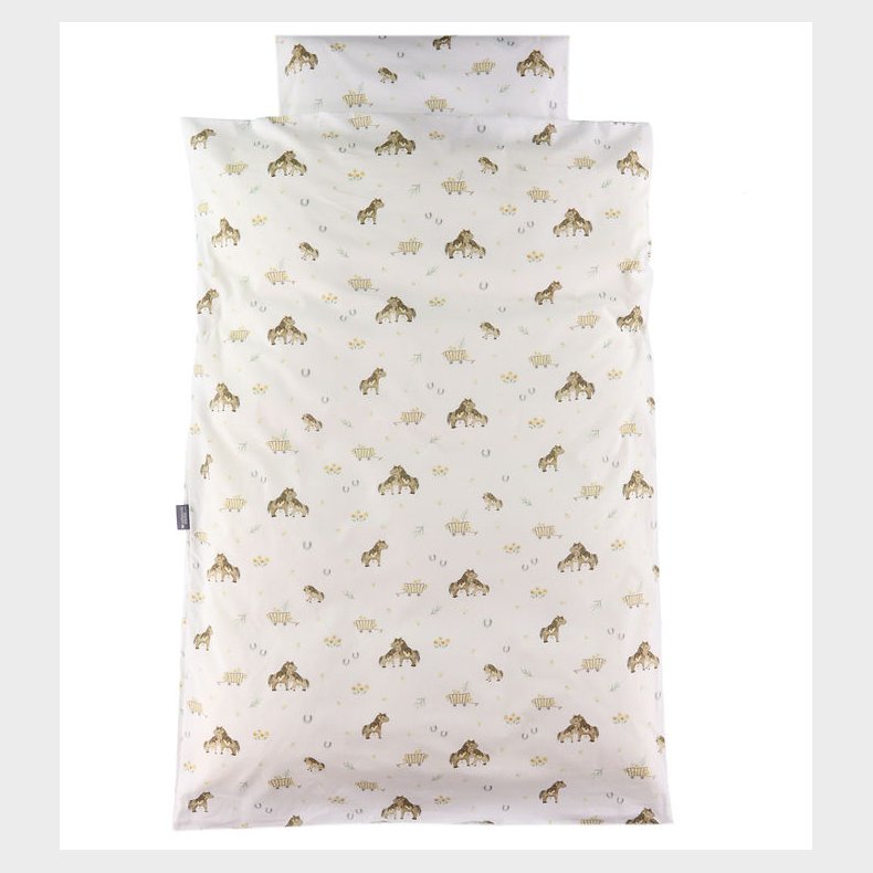 Nrgaard Madsens Sengetj - Baby - Hvid m. Ponyer