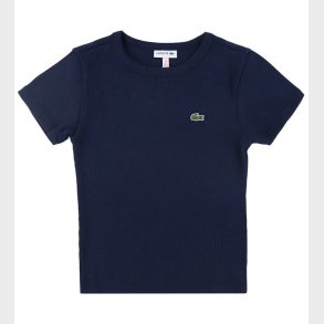Lacoste T-shirt - Rib - Navy