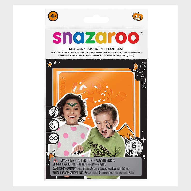 Snazaroo SKabeloner Til Tatoveringer - 6 stk - Halloween