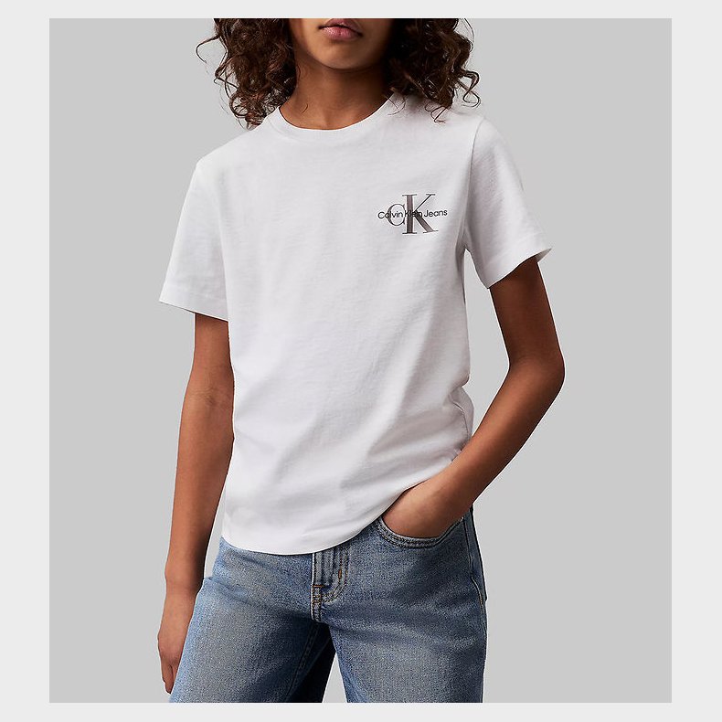 Calvin Klein T-Shirt - Chest Monogram - Bright White