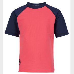 Petit Crabe Badebluse - Raglan - UV50+ - Nectarine/Blue