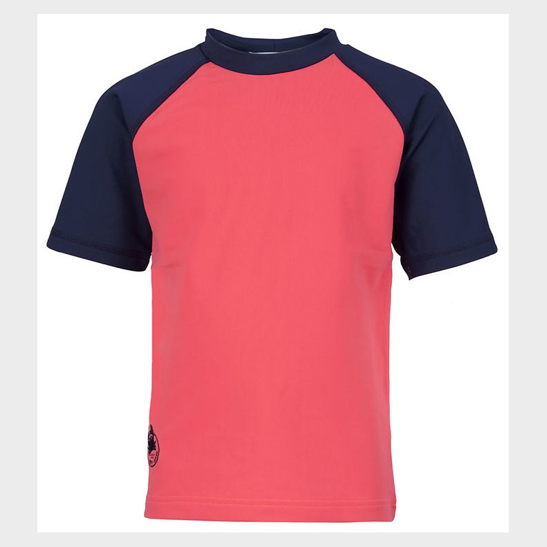 Petit Crabe Badebluse - Raglan - UV50+ - Nectarine/Blue