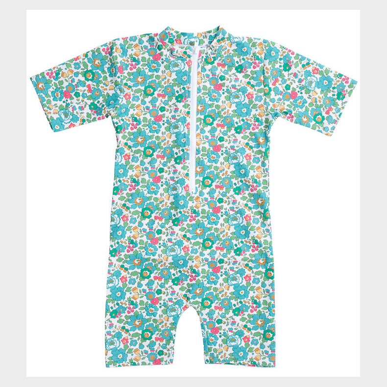 Petit Crabe Badeheldragt - Noe - UV50+ - Betsy m. Blomster