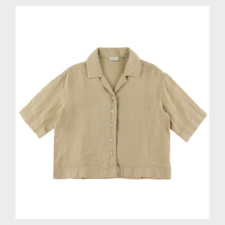 GANT Skjorte - Hr - Boxy - Dry Sand
