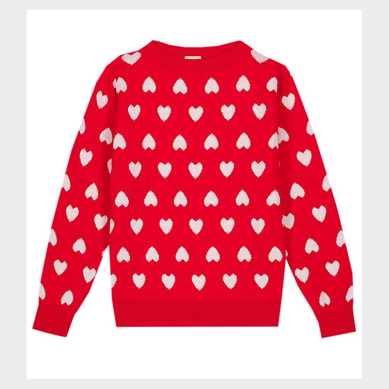 Bonton Bluse - Strik - Paula - Coeur Rouge