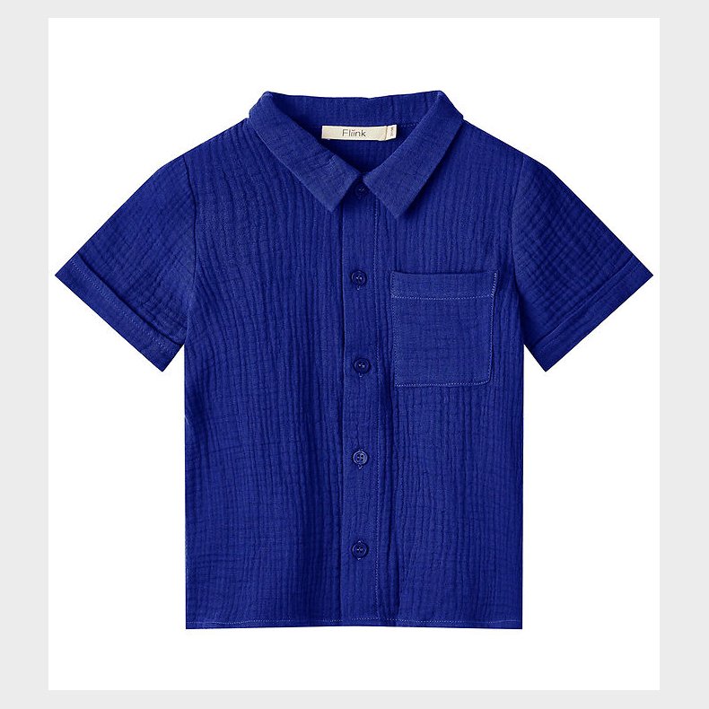 Fliink Skjorte - Musselin - Hello - Mazerine Blue