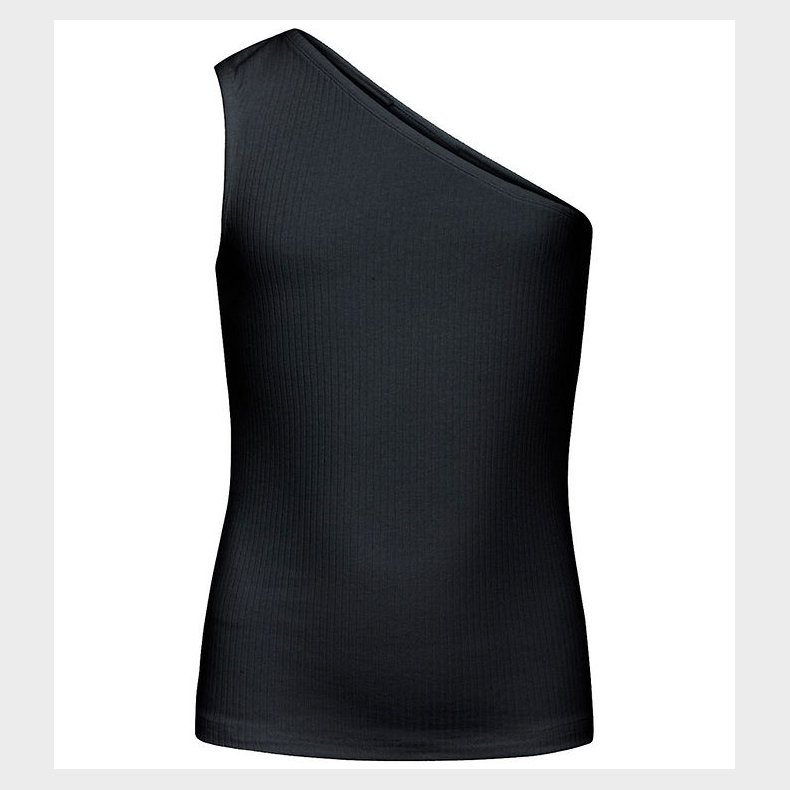 Grunt Top - Rib - Gundhil - Viskose - Sort