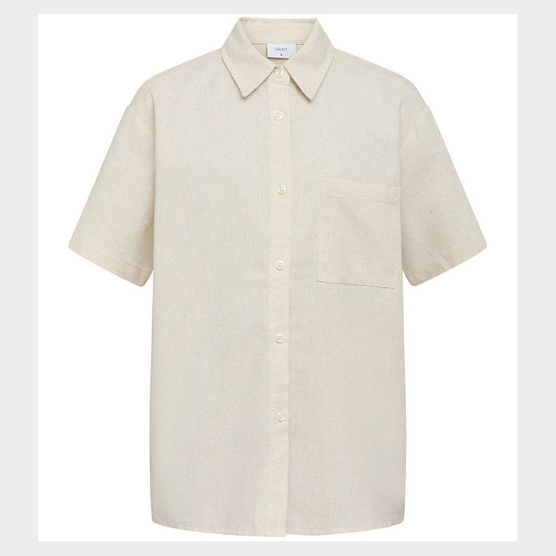 Grunt Skjorte - Vap - Viskose/Hr - Sand