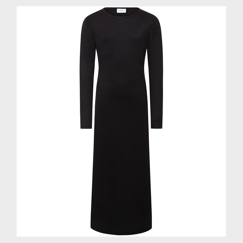 Grunt Kjole - Rib - Malis - Sort