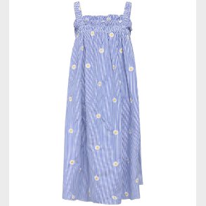 Grunt Kjole - Girona - Bl m. Blomster