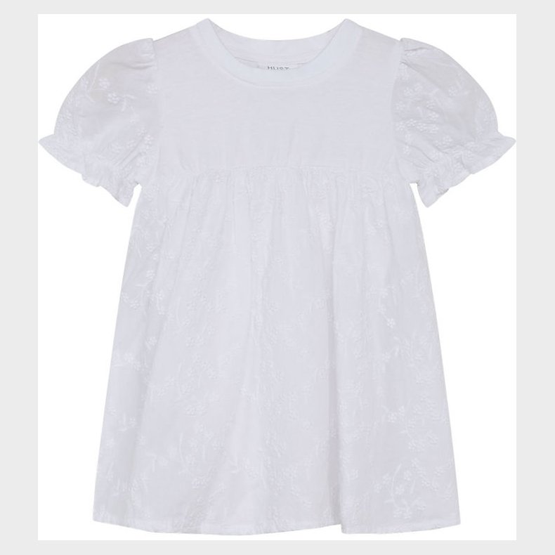 Hust and Claire Kjolebody k/ - HCKristi - Hvid m. Broderi