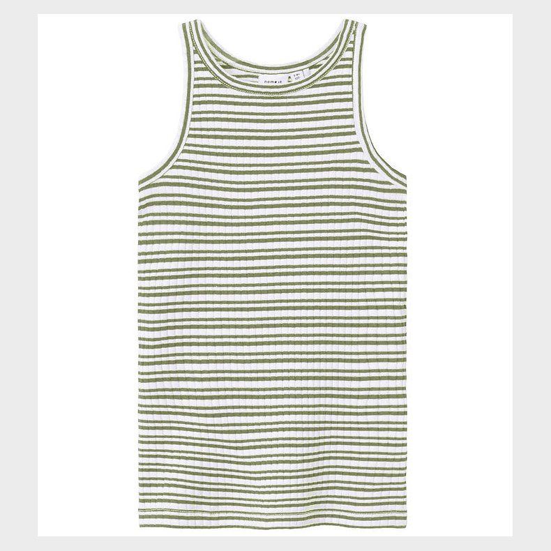 Name It Top - NkfHobine - Oil Green/Bright White