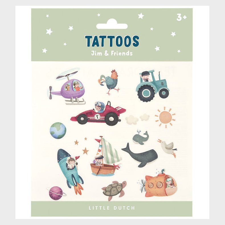 Little Dutch Tatoveringer - Jim & Friends