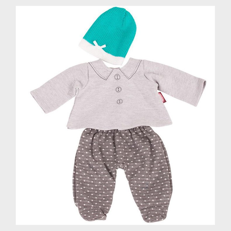 Gtz Dukketj - Bluse/Bukser - 30-33 cm - Stylish Spots