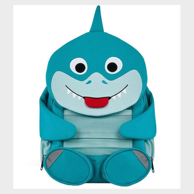 Affenzahn Rygsk - Stor - Friend Shark - Bl