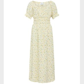 Grunt Kjole - Alis - Polyester/Viskose - Soft Yellow