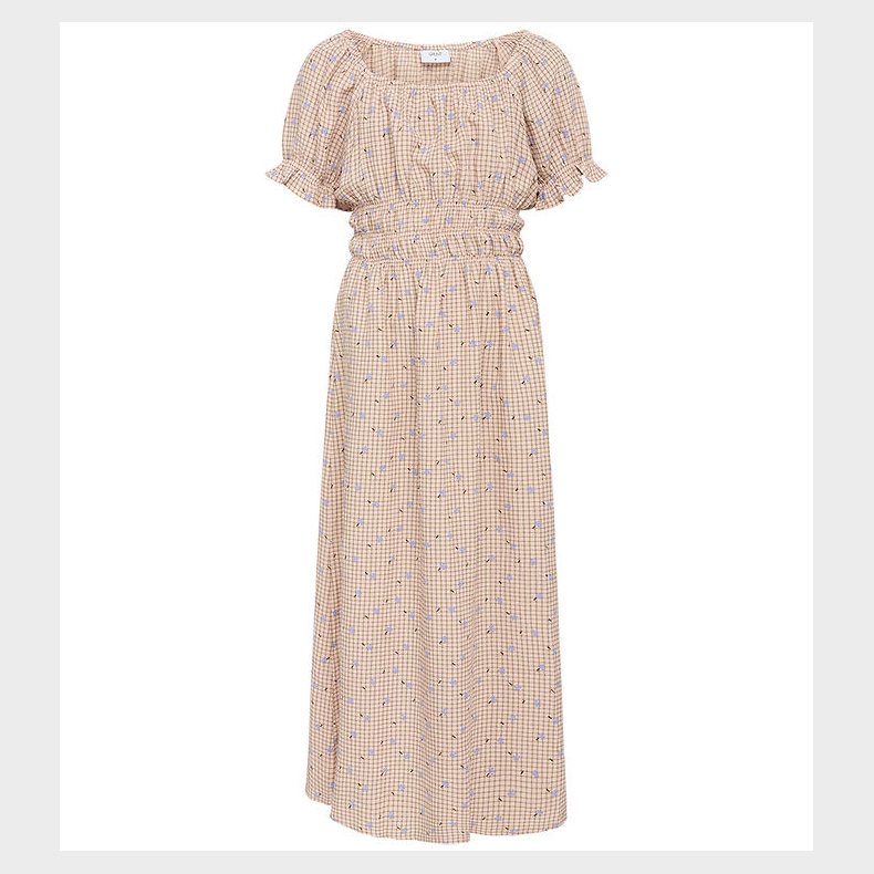 Grunt Kjole - Alis - Viskose/Polyester - Peach