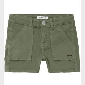 Name It Shorts - Noos - Twill - NkfRose - Deep Lichen Green