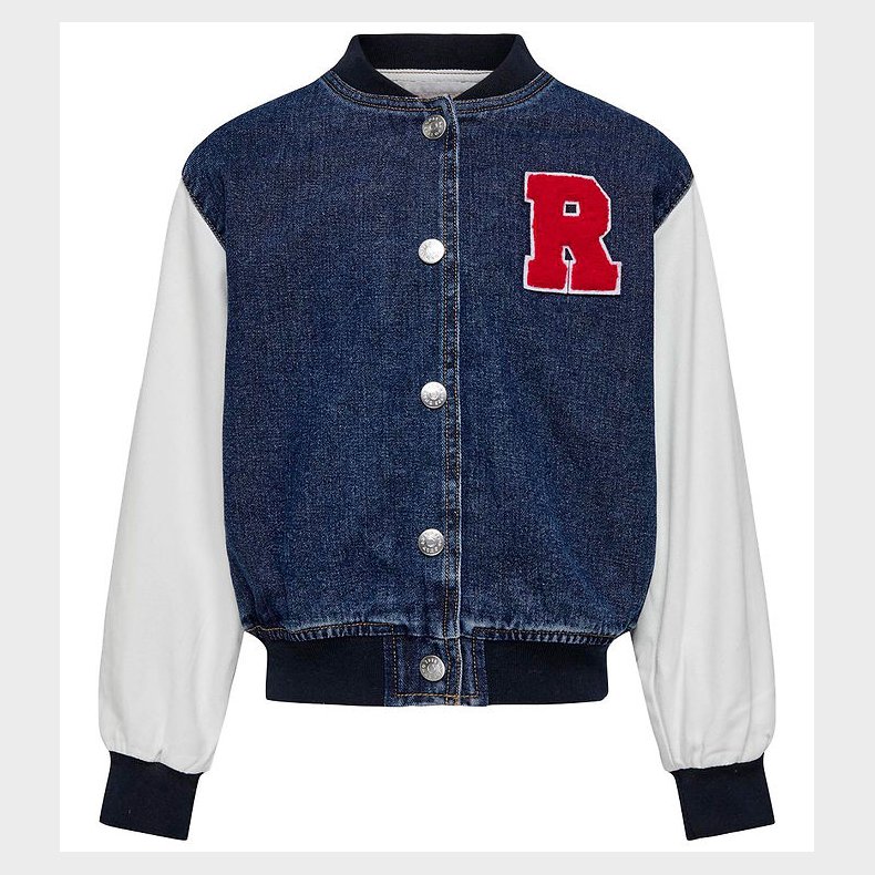 Kids Only Bomberjakke - KogBowie - Medium Blue Denim