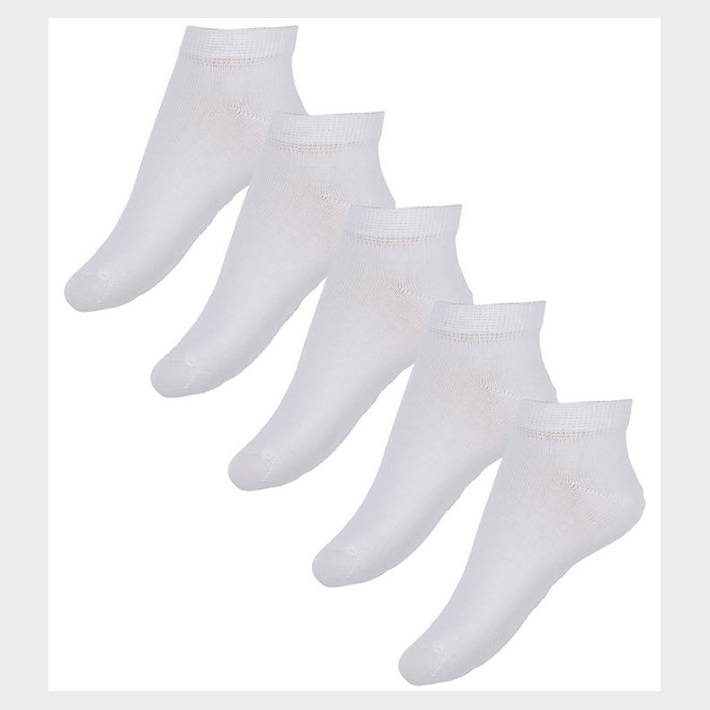 Minymo Str�mper - 5-pak - Hvid
