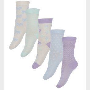 Minymo Str�mper - 5-pak - Lavender