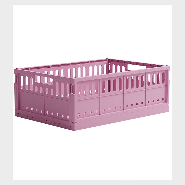 Made Crate Foldekasse - Maxi - 48x33x17,5 cm - Soft Fuchsia