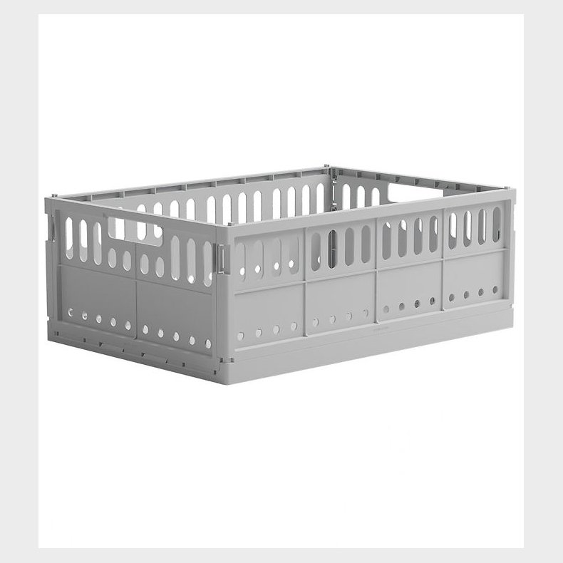 Made Crate Foldekasse - Maxi - 48x33x17,5 cm - Misty Grey
