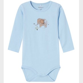 Name It Body l/ - NbmHannon - Chambray Blue m. Elefant