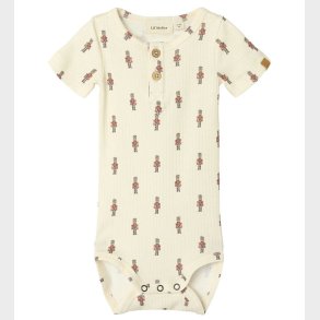 Lil Atelier Body k/ - Rib - NbmGio - Turtledove m. Tinsoldater